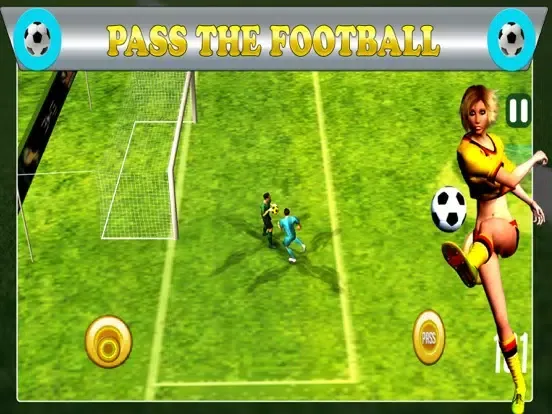 Play Football Match 2015- Real Soccer game Free iPad Screenshots