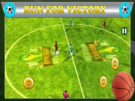 Play Football Match 2015- Real Soccer game Free iPad Screenshots