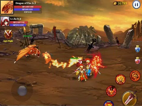 Capturas de pantalla de Heroes Of War :Sword Legend Free iPad 