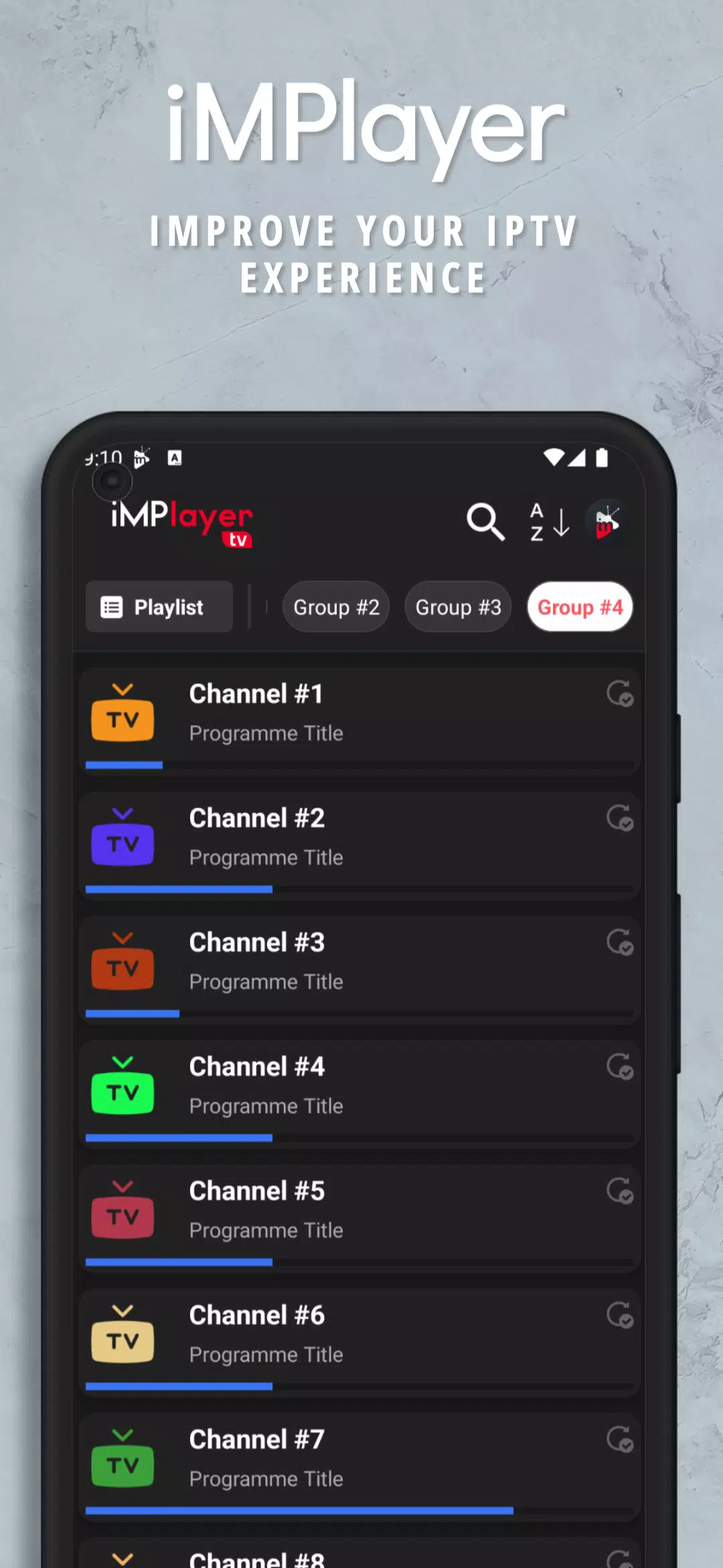 iMPlayer Mobile Screenshots