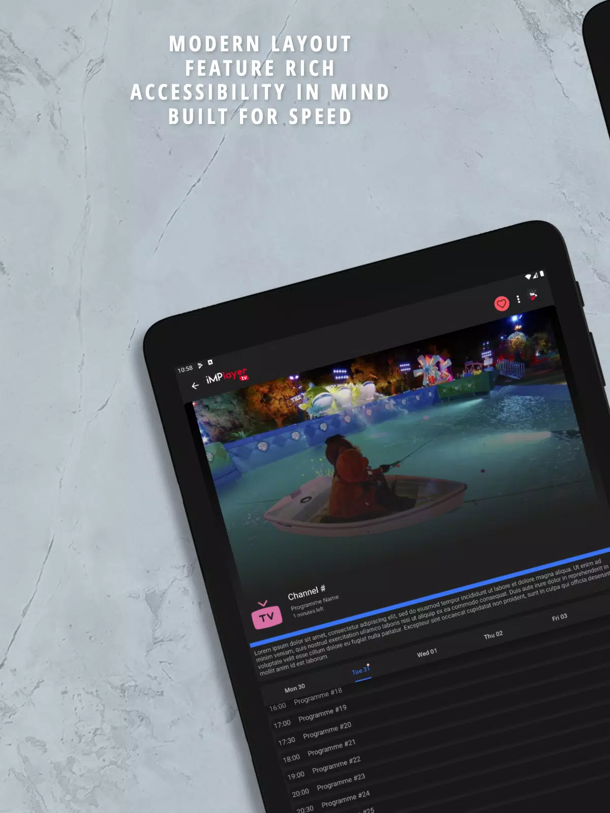 iMPlayer Mobile Screenshots