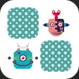Robots Memory game for kids