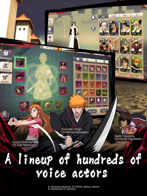 BLEACH Mobile 3D iPad  스크린샷