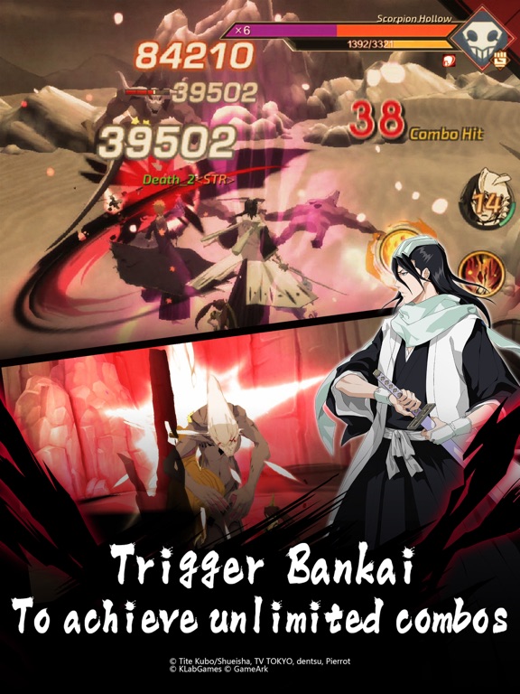 BLEACH Mobile 3D iPad  스크린샷