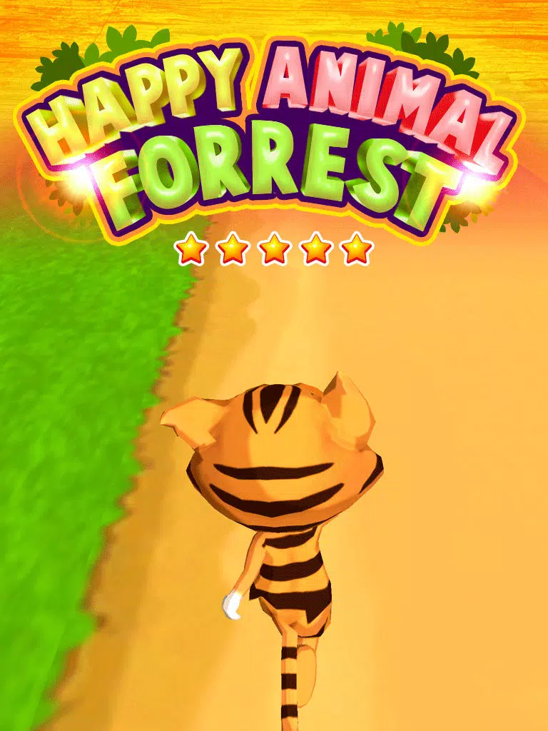 3D Happy Animal Forrest Racing Challenge Free iPad 应用截图