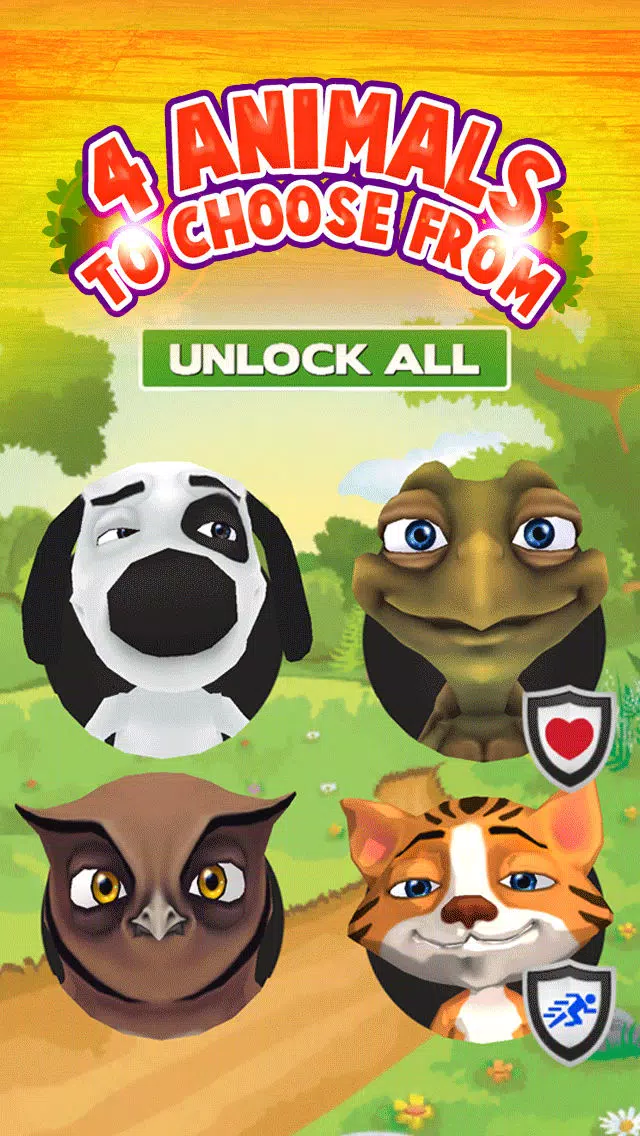 3D Happy Animal Forrest Racing Challenge Free应用截图