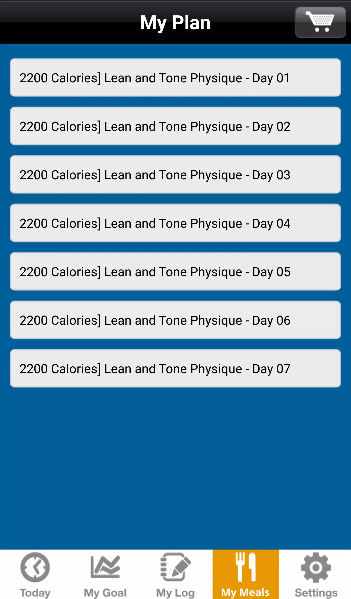 MyMealCoach - Meal Planner Screenshots
