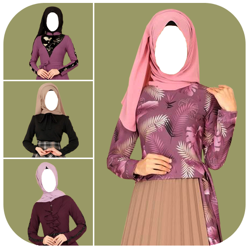 Fashion Hijab Burqa Photo Suit