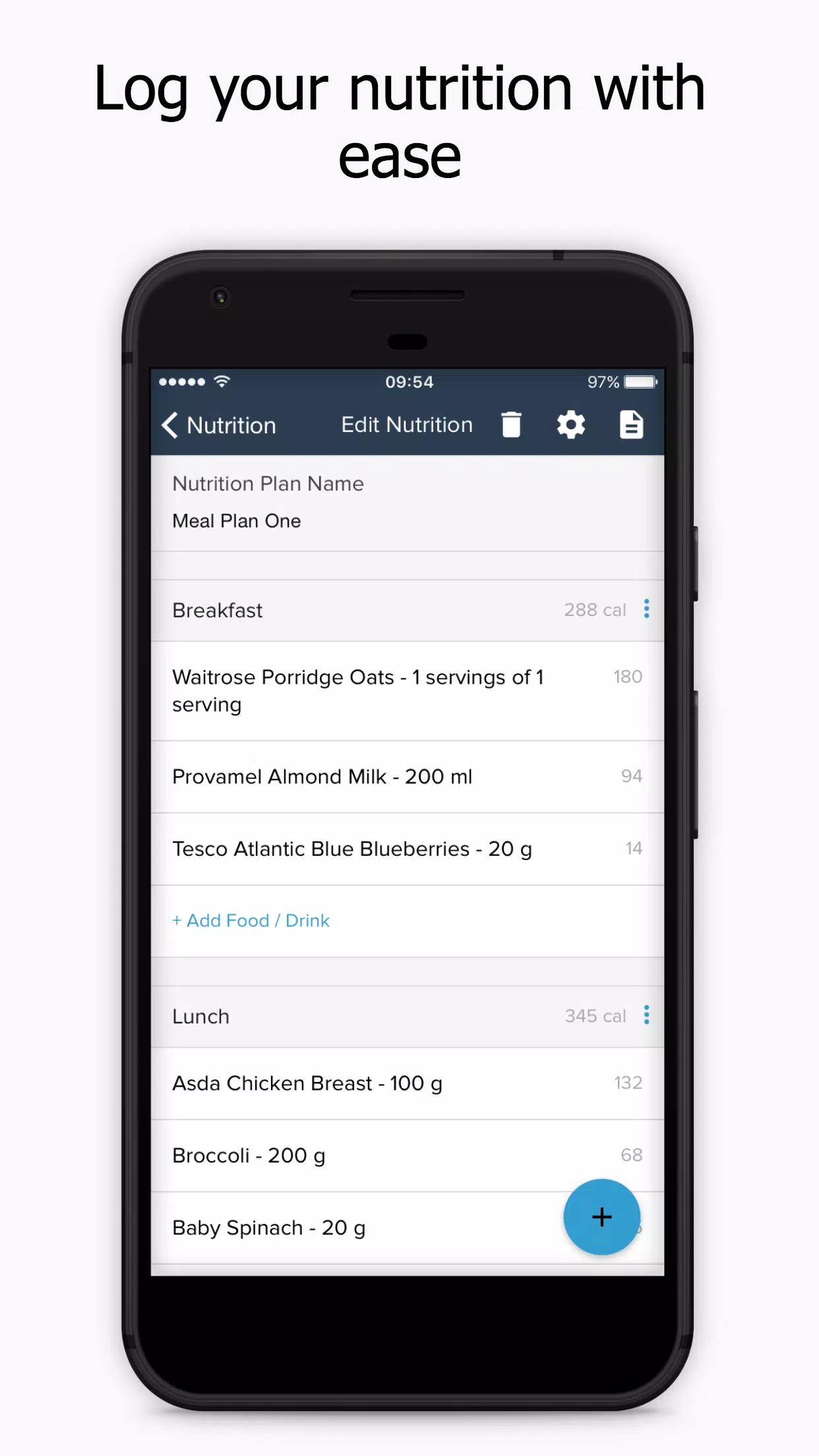 General Fitness Screenshots