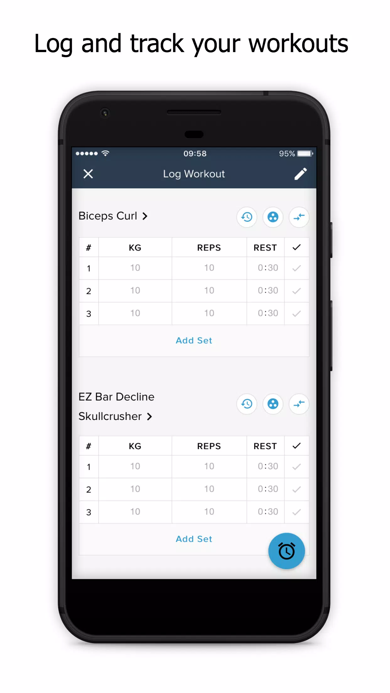 General Fitness Screenshots