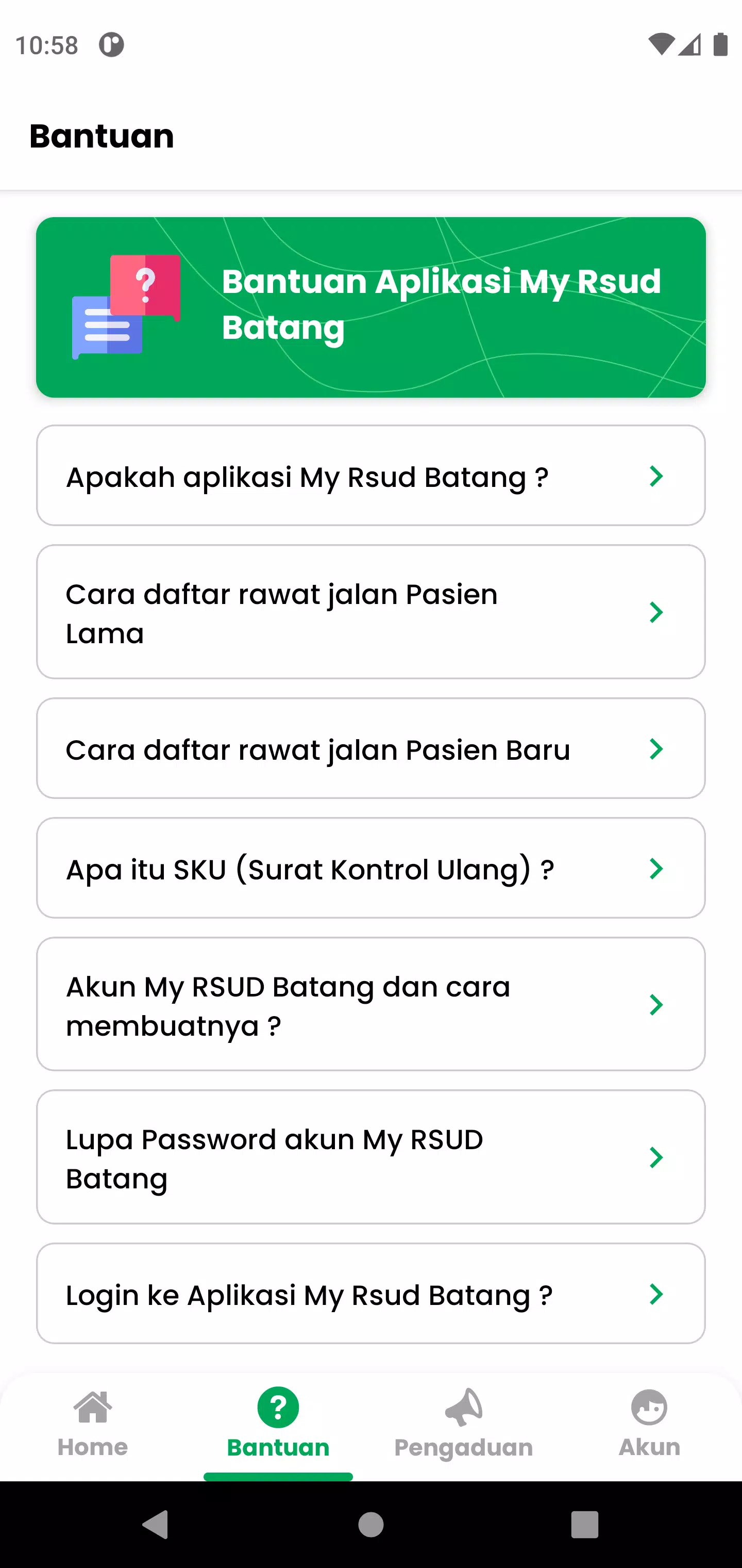 My Rsud Batang Screenshots