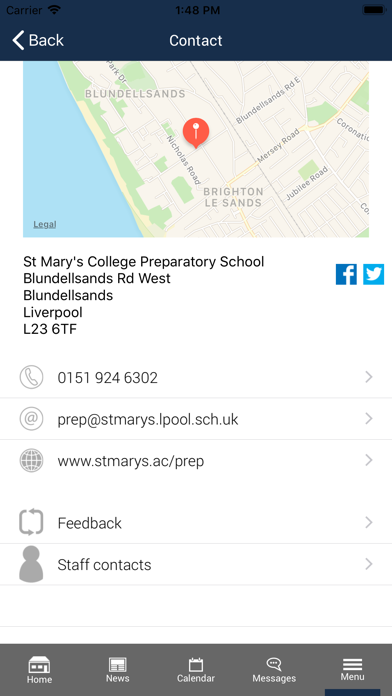 Zrzuty ekranu St Mary's Prep