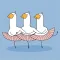 Duck Ballet Dancer Animated