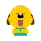 Yellow Dog Animated Stickers