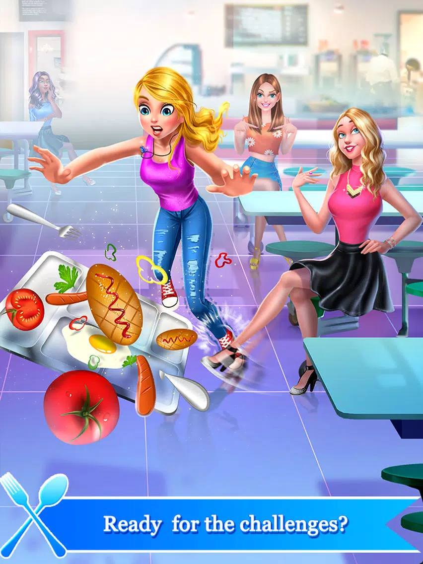 High School Fashion Diary - Makeup & Dressup Salon iPad Screenshots
