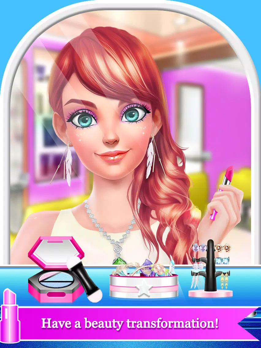High School Fashion Diary - Makeup & Dressup Salon iPad Screenshots