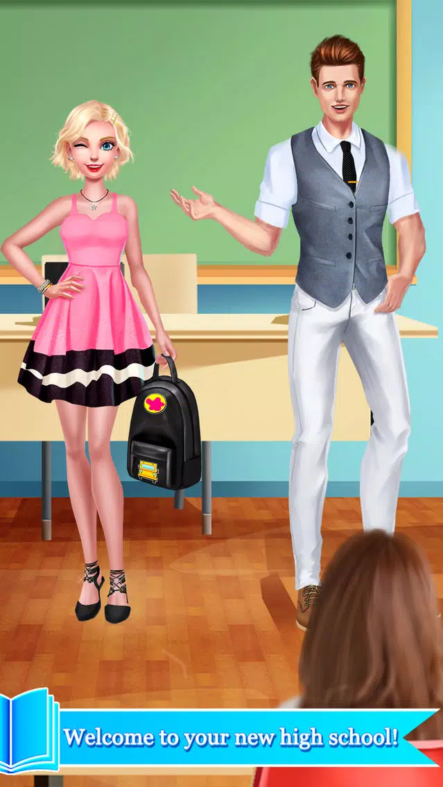 High School Fashion Diary - Makeup & Dressup Salon Screenshots