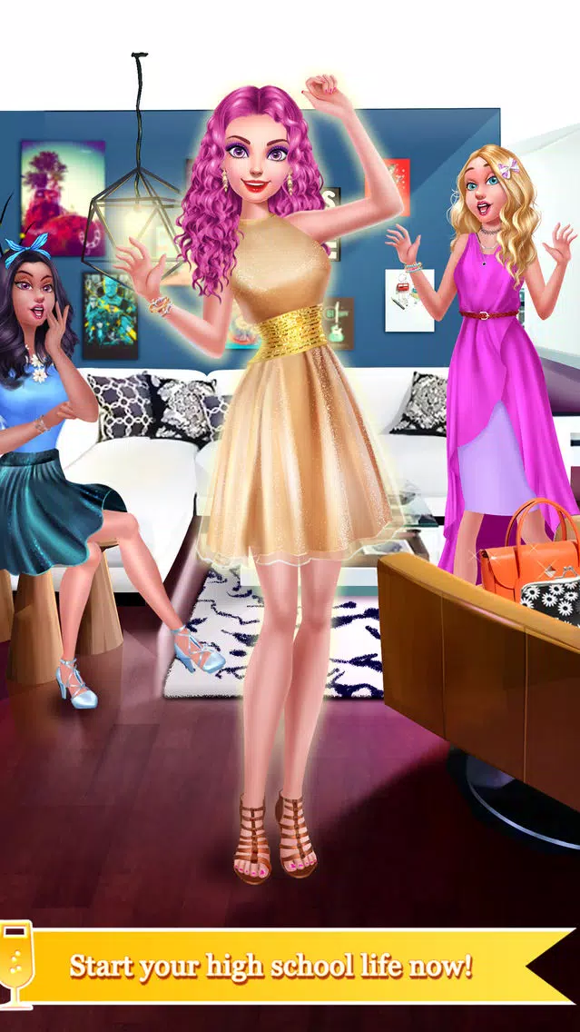 High School Fashion Diary - Makeup & Dressup Salon Screenshots
