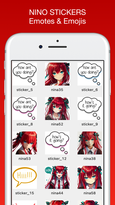 Nino Stickers & Emotes Screenshots