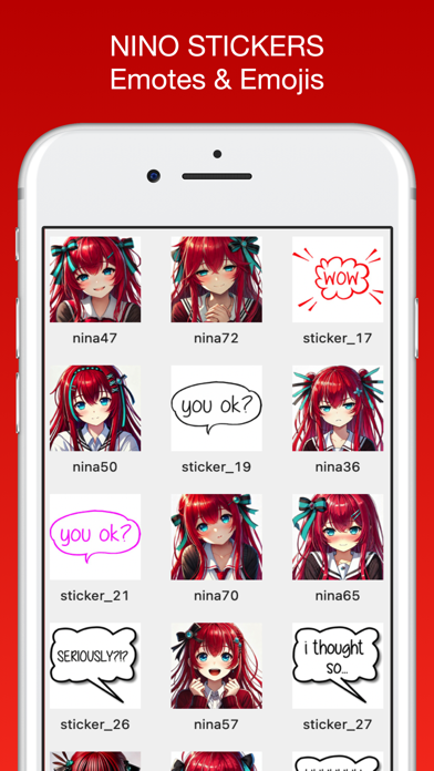 Nino Stickers & Emotes Screenshots