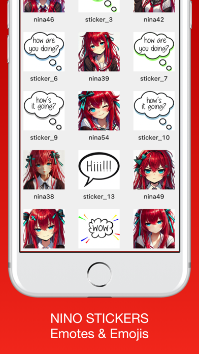 Nino Stickers & Emotes Screenshots