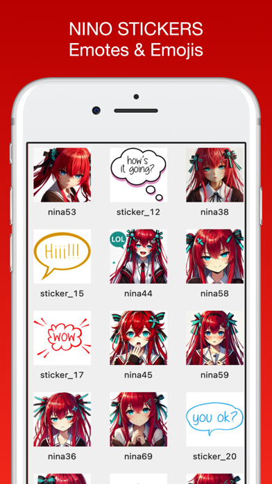 Nino Stickers & Emotes Screenshots