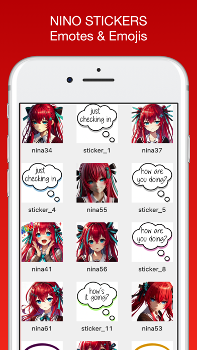 Nino Stickers & Emotes Screenshots