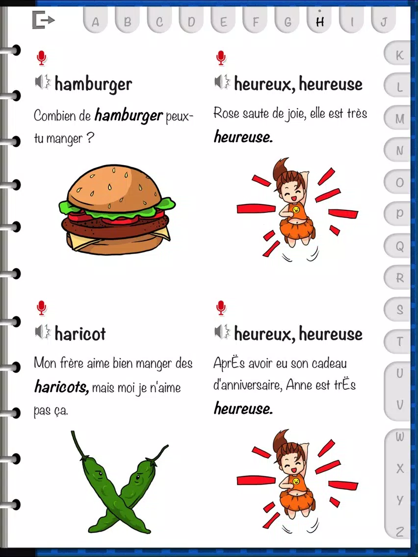 Capturas de tela do Mon Premier Dictionnaire iPad