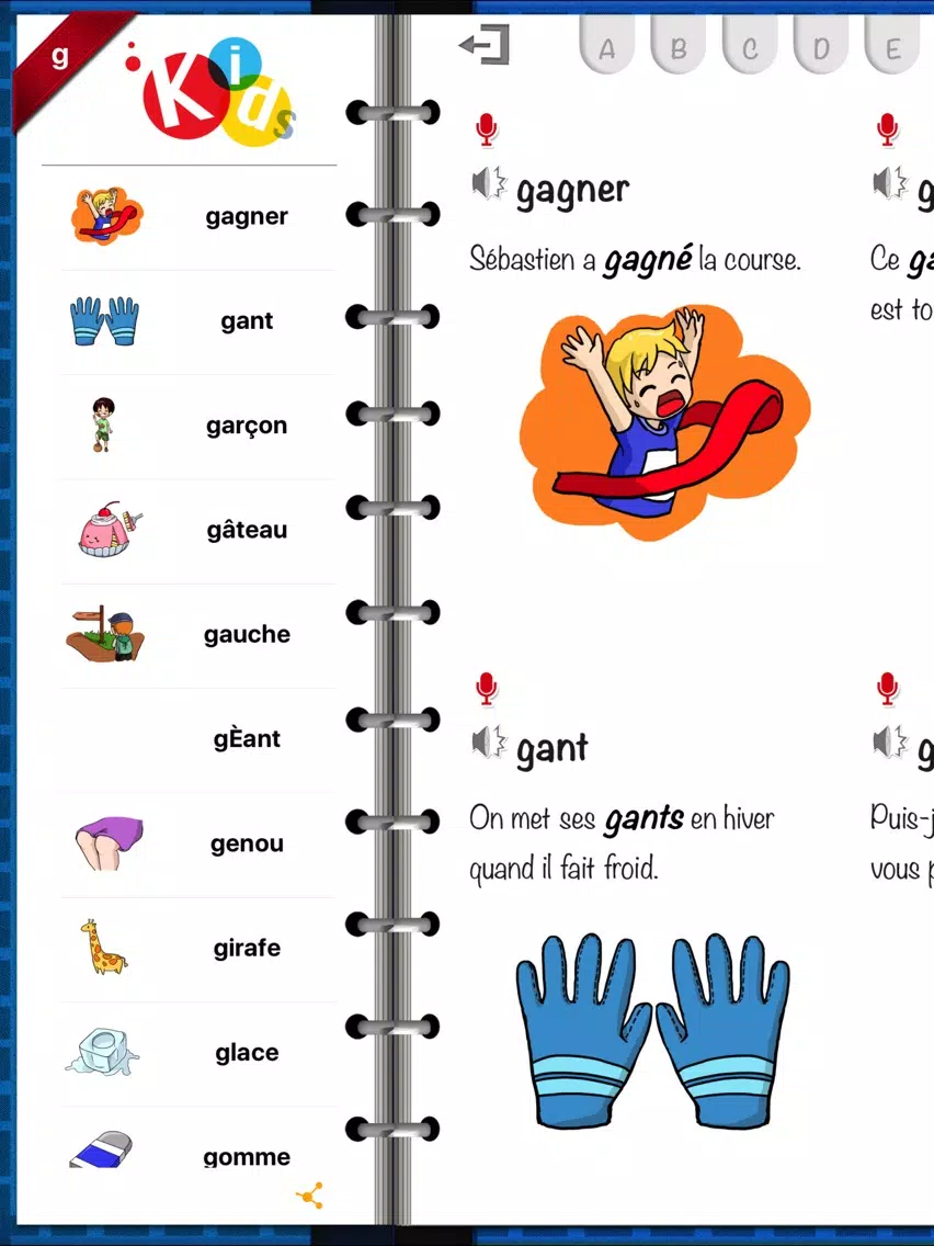 Capturas de tela do Mon Premier Dictionnaire iPad