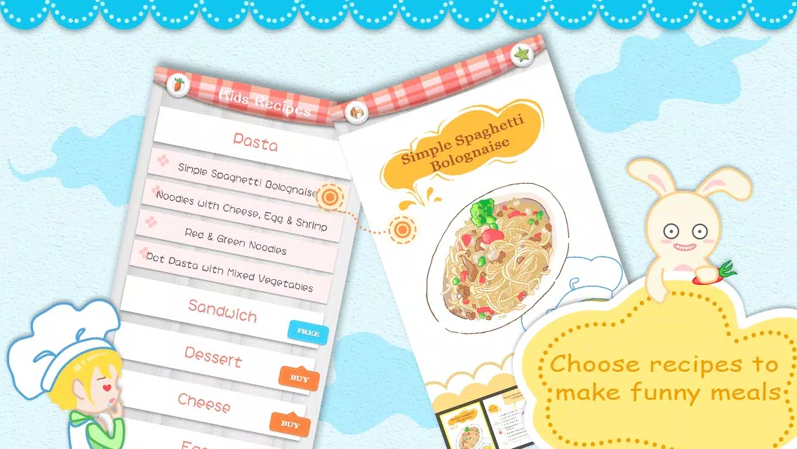 Zrzuty ekranu Kids Recipes - JOE-Learning
