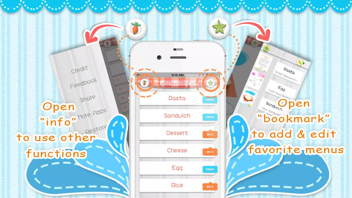 Zrzuty ekranu Kids Recipes - JOE-Learning