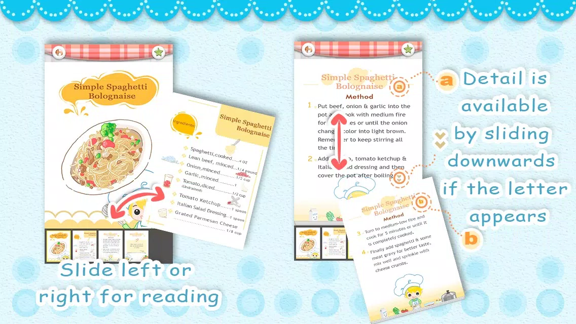 Zrzuty ekranu Kids Recipes - JOE-Learning