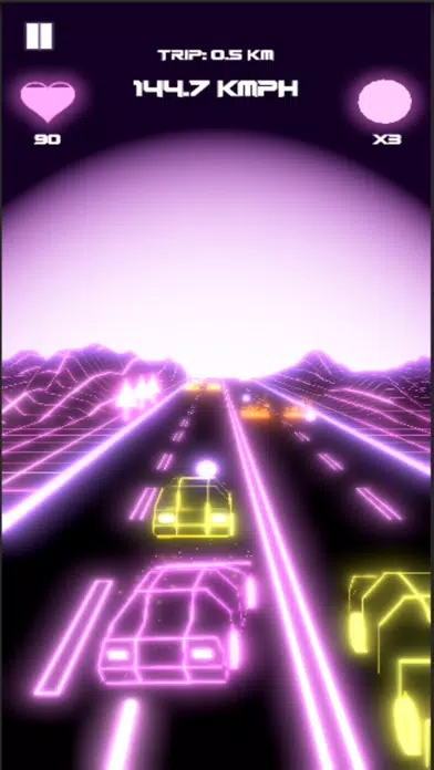 Capturas de pantalla de Neon Drive: Retro Days of 80s