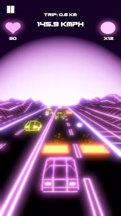 Capturas de pantalla de Neon Drive: Retro Days of 80s