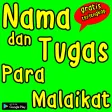 Nama & Tugas Para Malaikat Nama & Tugas Para Malaikat