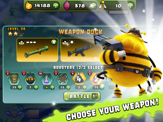 Battle Buzz: Great Honey War iPad  Screenshots