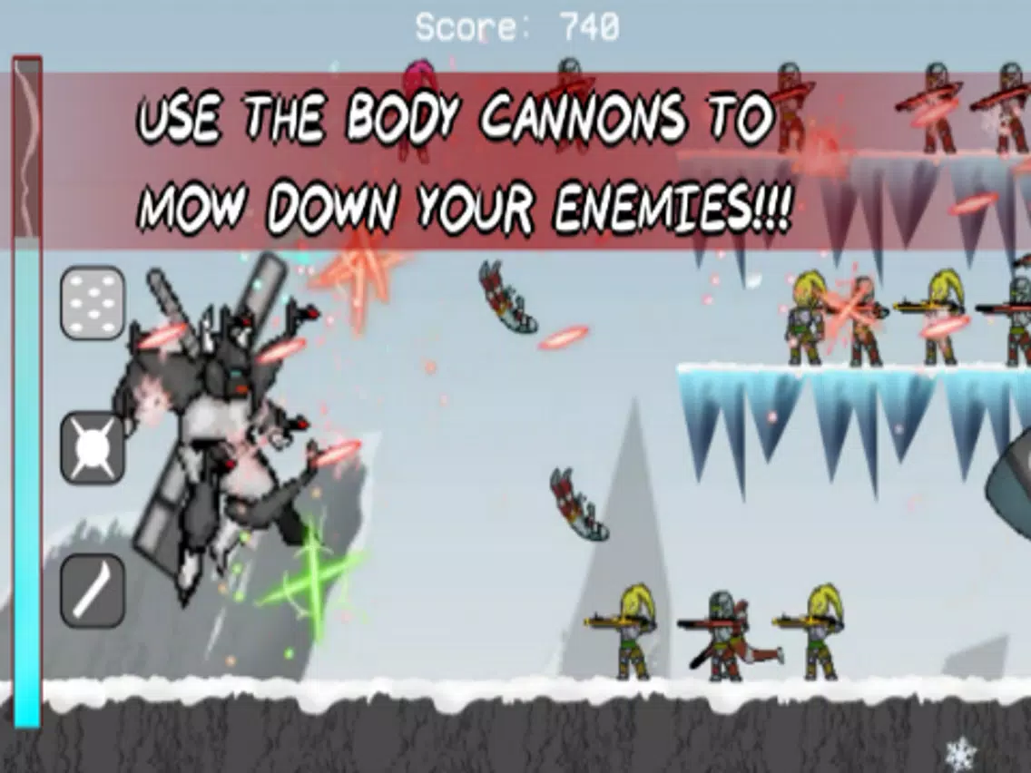 Mecha Shogun Space Defender iPad 應用截圖