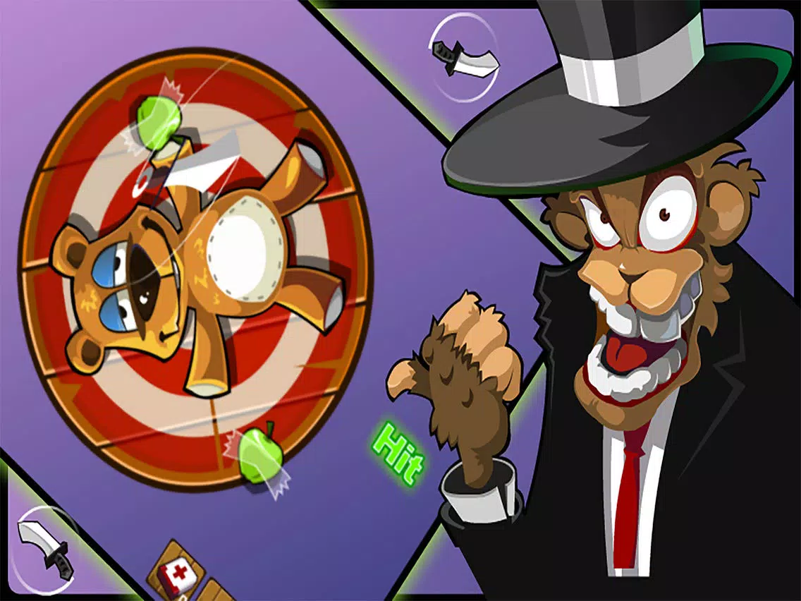 Tangkapan skrin Knife Master! - Throw Darts Shooting Training Game iPad 