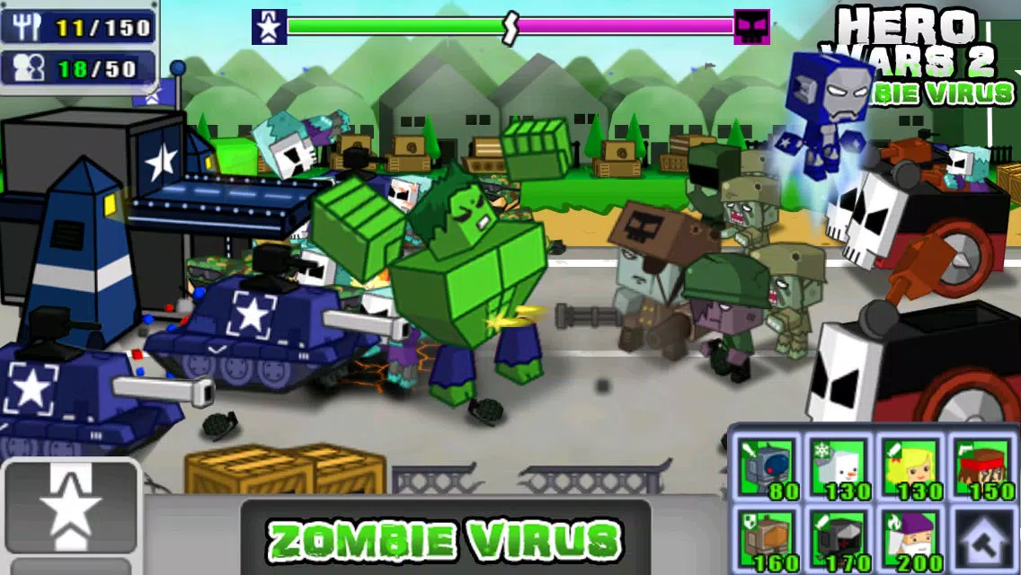 Hero Wars 2: Zombie Virus Ekran Görüntüleri