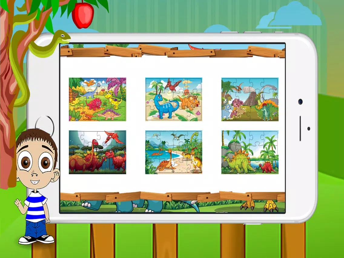 Dinosaur Puzzles For Kids iPad Screenshots