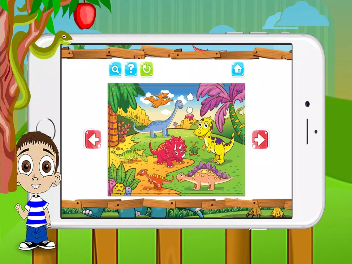 Dinosaur Puzzles For Kids iPad Screenshots