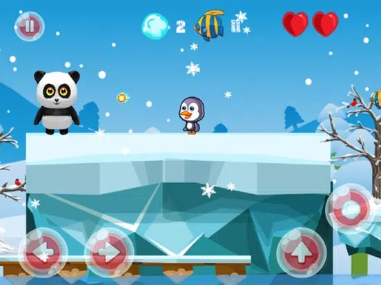 Super Penguin Run Snow Island Adventure Land iPad Screenshots