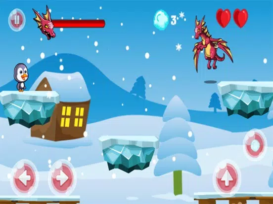 Super Penguin Run Snow Island Adventure Land iPad Screenshots