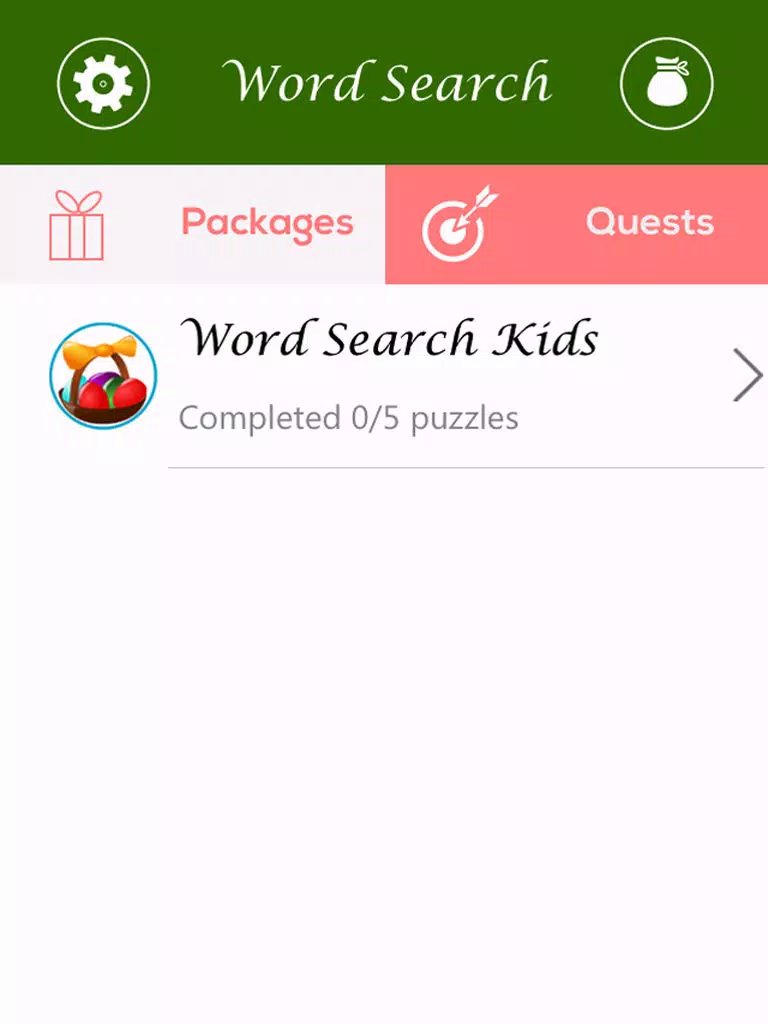 Word Search Kids Free iPad Screenshots