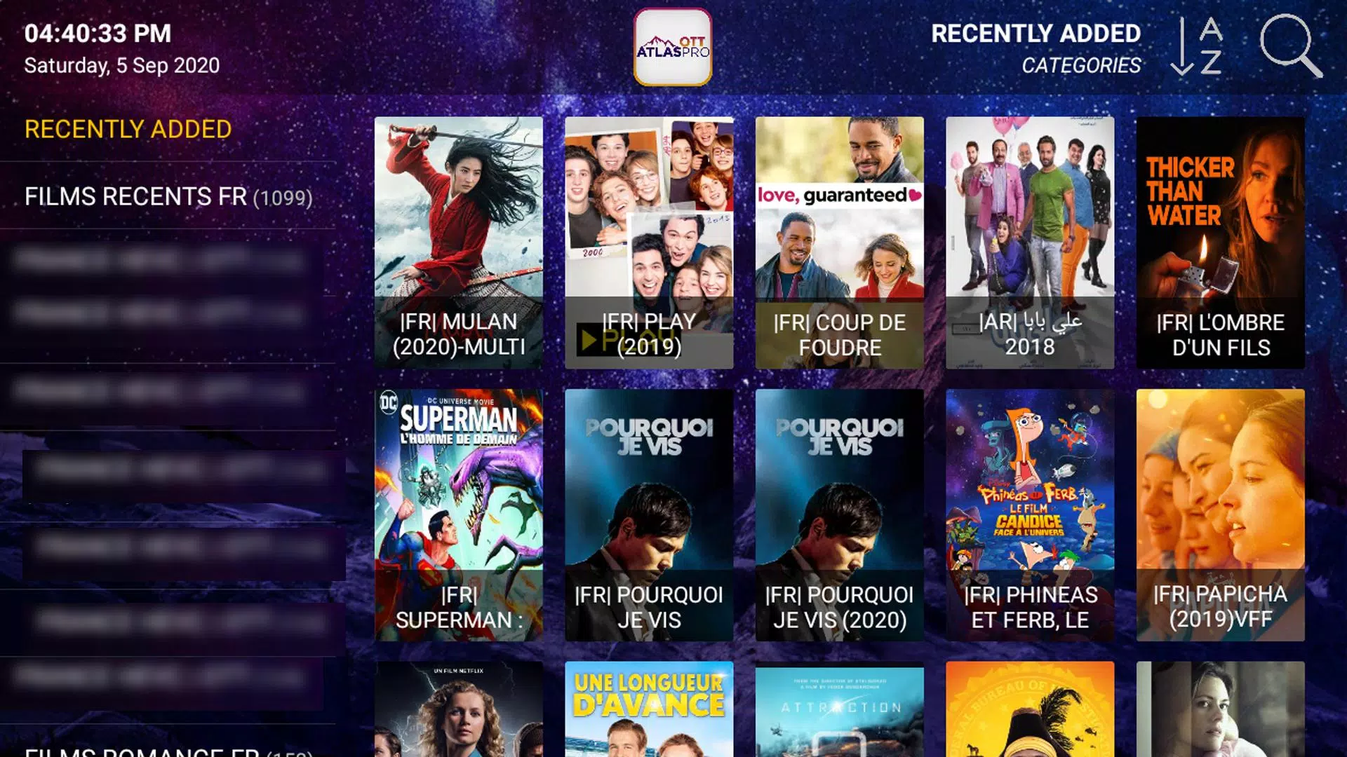 ATLAS PRO OTT Screenshots
