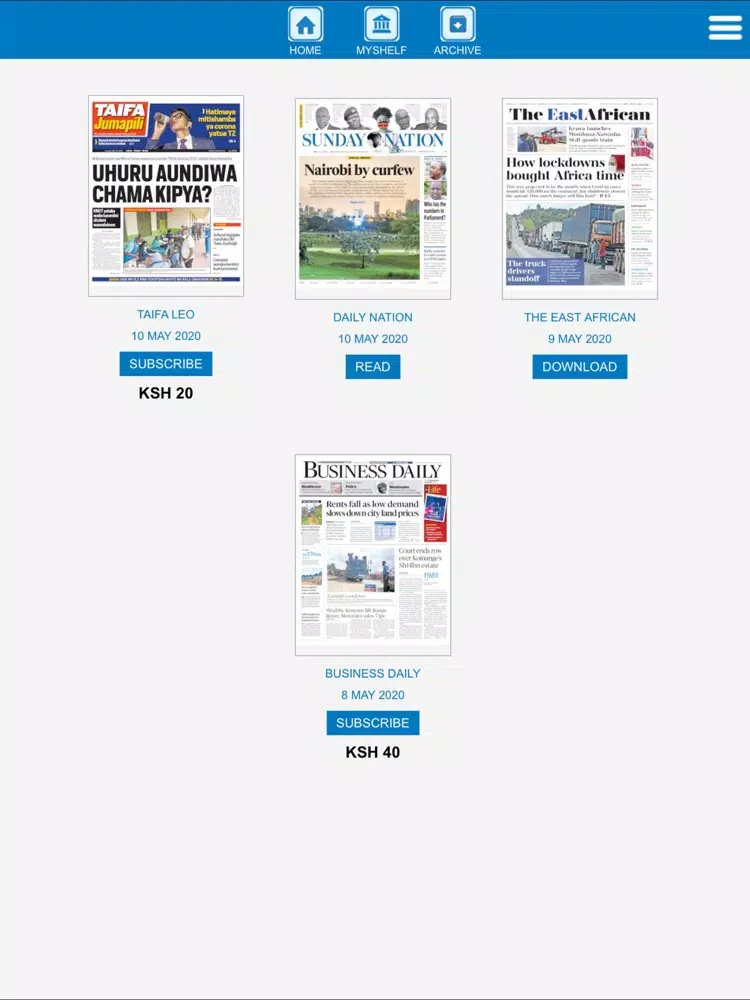 Nation ePaper iPad 应用截图