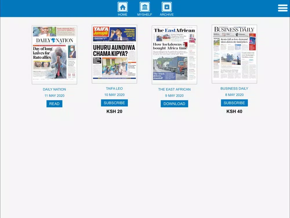 Nation ePaper iPad 应用截图
