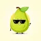 Pear Mascot Stickers