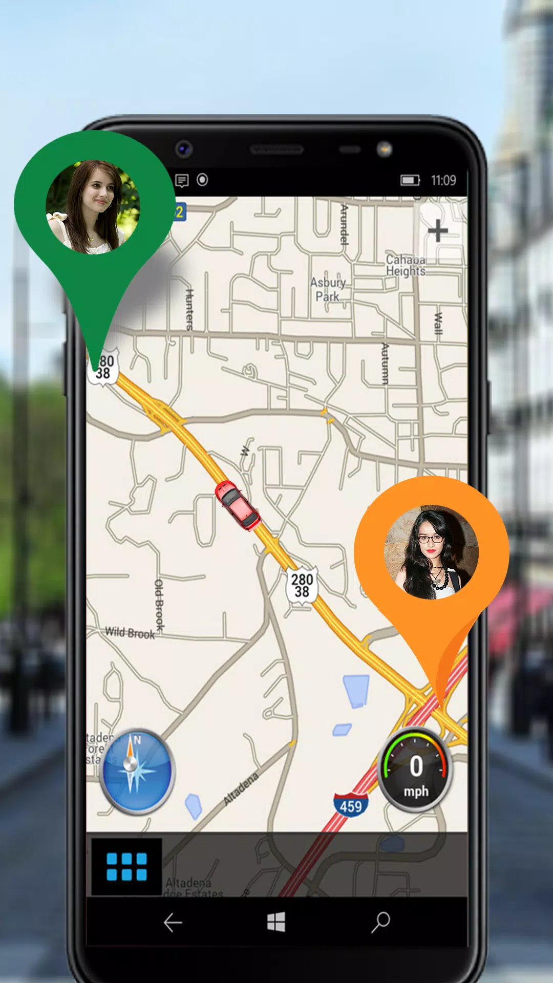 gps maps camera compass Screenshots