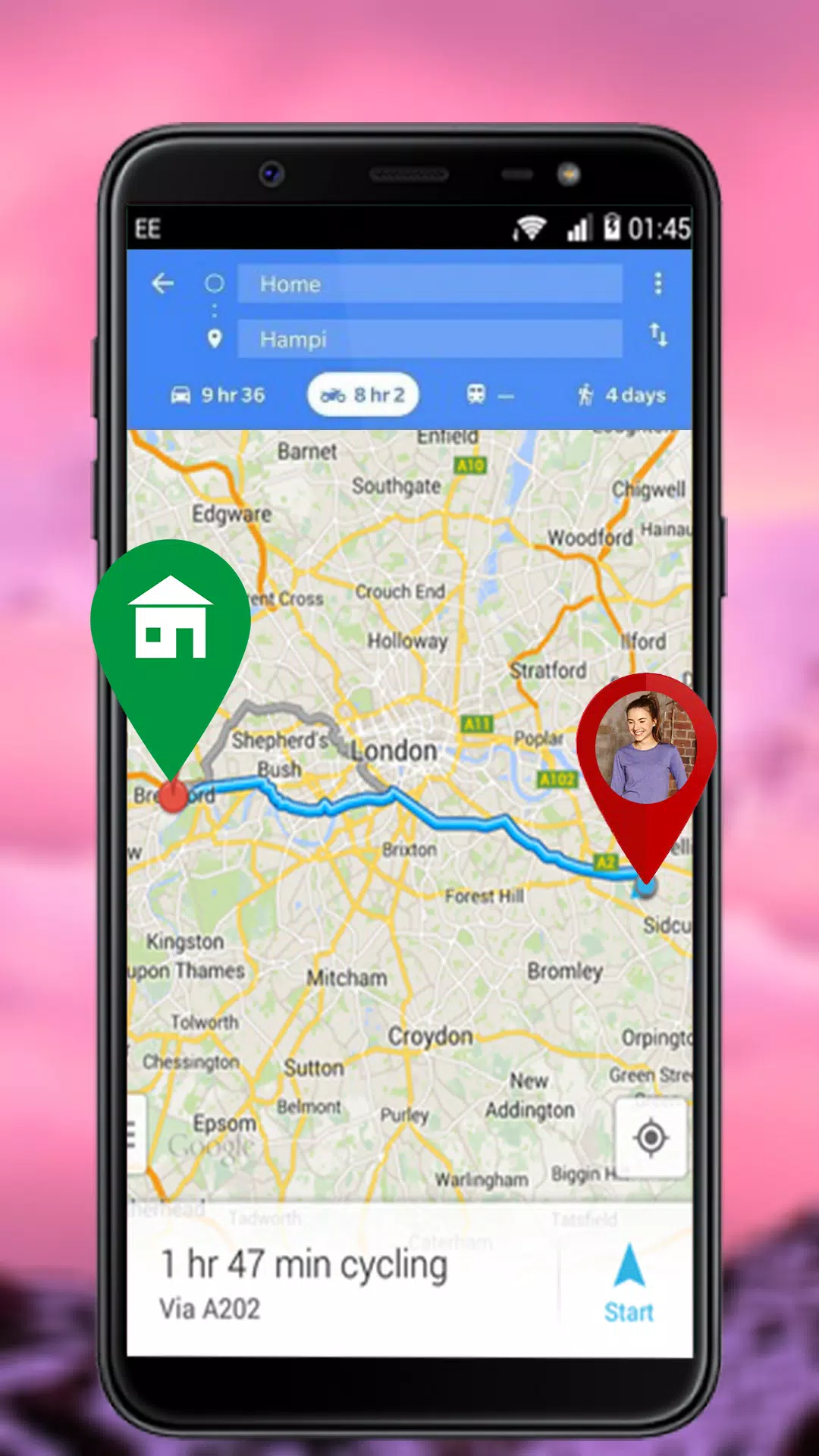 gps maps camera compass Screenshots